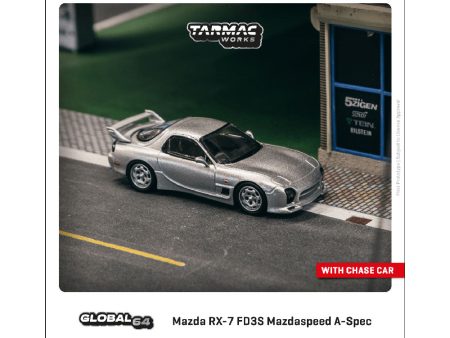 (Preorder) Tarmac Works 1:64 Mazda RX-7 FD3S Mazdaspeed A-Spec – Silver Stone Metallic- Global 64 Cheap