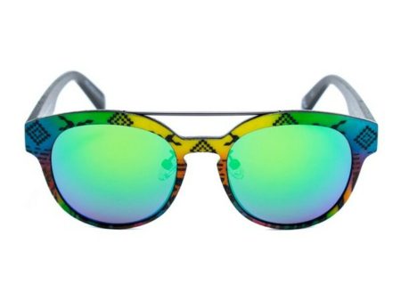 Unisex Sunglasses Italia Independent 0900AINX-149-000 Yellow Blue Green (ø 50 mm) Fashion