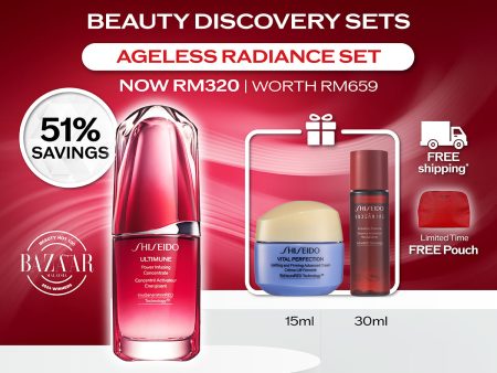 [Discover Shiseido] Shiseido Ultimune Power Infusing Concentrate Serum 30ml Starter Kit RM320 (Worth RM659) (Brightening) Online now